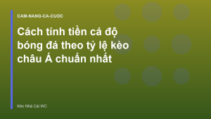 Read more about the article Cách tính tiền cá độ bóng đá theo tỷ lệ kèo châu Á chuẩn nhất